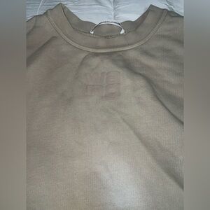 Alexander wang taupe sweatshirt